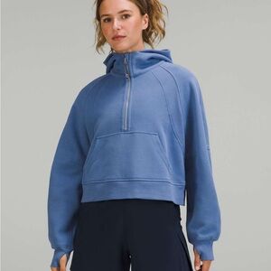 Waterdrop half zip scuba oversized